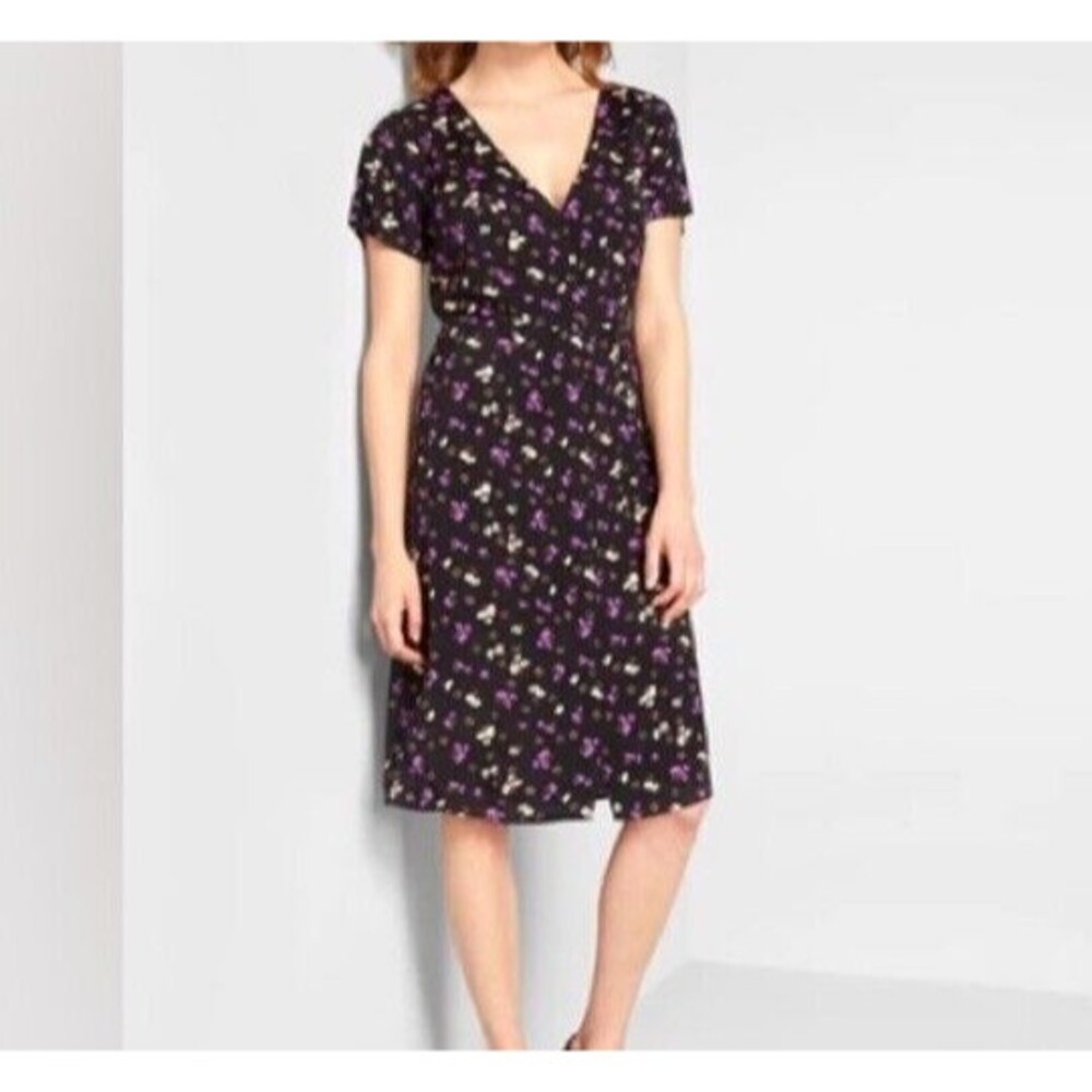 Modcloth Destined to Delight A-Line dress size 8 womens thin lightweight flaws - Picture 4 of 13